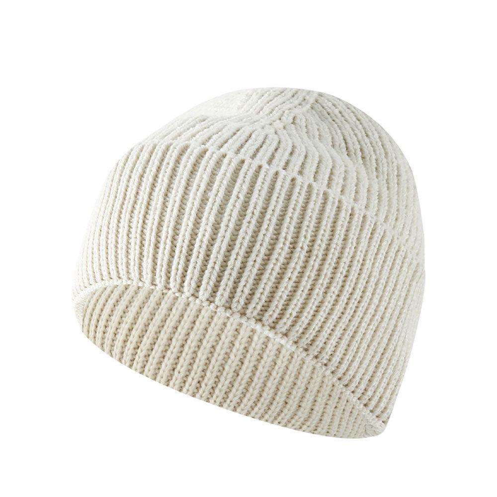 Warm Knitted Fleece-Lined Windproof Korean-Style Ear Protection Woolen Hat for Autumn and Winter Skiing