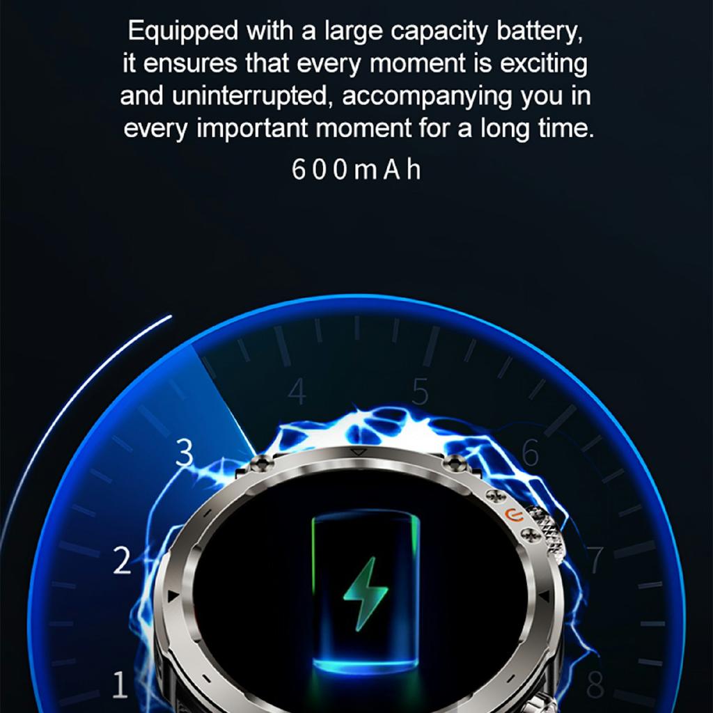 HT30 Silikonarmband 1,7-Zoll Smartwatch Gesundheitsüberwachung Kompass Sportuhr