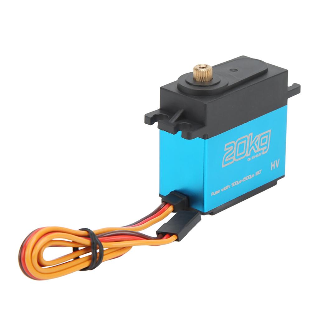 20KG Waterproof RC Metal Gear Digital Servo 25T Metal Servo Arm for RC Car Plane
