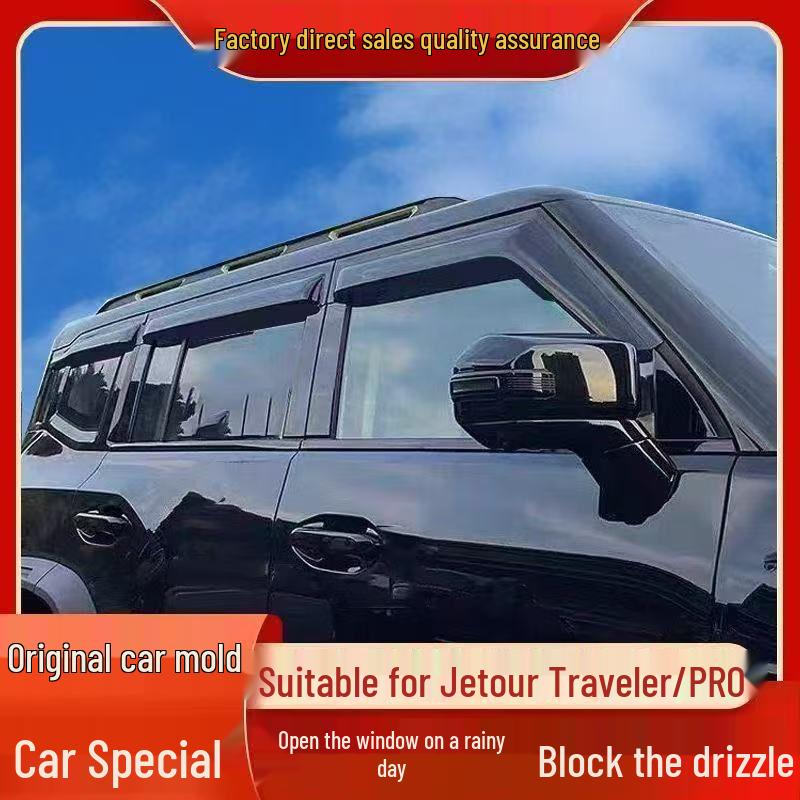Jetour Traveler Car Sun & Rain Guard Window Visor Trim