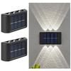 Solar LED Light, Outdoor Waterproof Wall Lamp, Dusk to Dawn Fence Lighting for Summer Garden Yard Porch Walkway Camping Home Dec