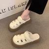 Roman Cool Slippers Summer New Hollow Casual Retro Two Wear Platform Beach Sandals