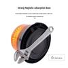 LED Magnetic Strobe Warning Light for Vehicles - Yellow Roof Signal Light for Cars, Trucks, and Forklifts