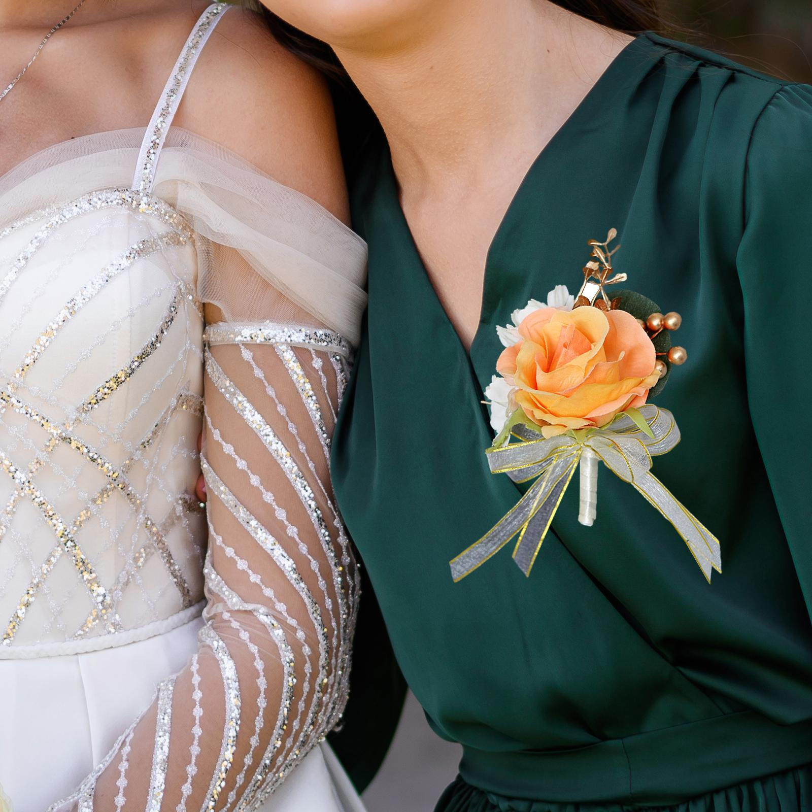 Свадебная бутоньерка — фото 13