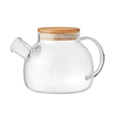 Munnar Bamboo 850ml Borosilicate Glass Teapot