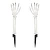Realistic Skeleton Hand Ground Stake Halloween Decoration Durable Plastic Prop For Outdoor Haunted Yard Party Decor