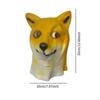 Dog Costume Mask Head Mask, Novel Halloween Costume, Party Latex Animal for