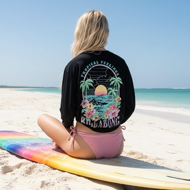 BILLABONG Women'S Rash Guard Bb988Bwt