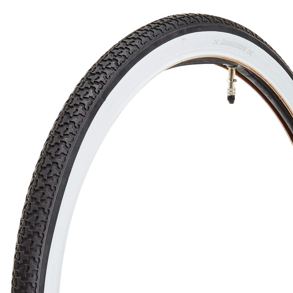 BRIDGESTONE for Angelino 1 roll BLW AG22F P7254 F274020BLW Tire/Tube WO22×1-1/2 (Shiro)
