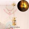 1:12 Dollhouse Colored Glass Lamp 10 Styles Ceiling Lamp Chandelier  Doll House Accessories