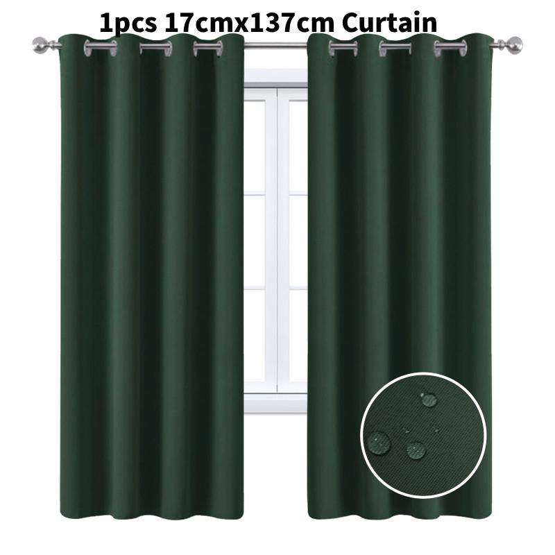 Waterproof Solid Color Sunproof Curtain For Sunroom And Commercial Applications