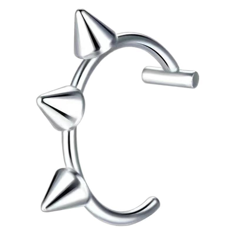 Stainless Steel Wolf Fang Lip Clip - Y2K Punk Style for Spicy Girls