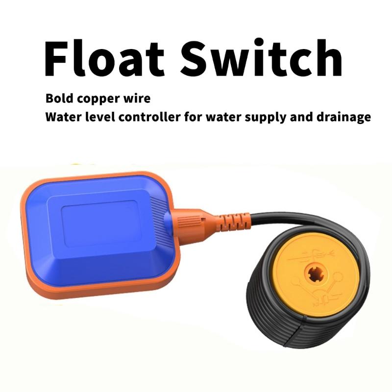 Automatic Water Pump Controller 2m Waterproof Water Pump Float Switches Replacement Water Level Switches Enduring