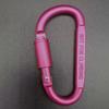 Multi Colors Safety Buckle with Lock D-shape Carabiner New Sports Keychain  Outdoor Tool