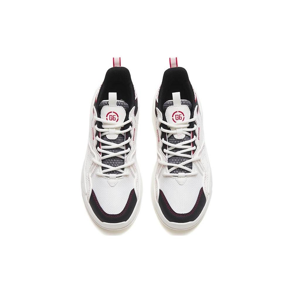 (WMNS) Anta G6 Low 'White Black Red' Women's 122318084-5