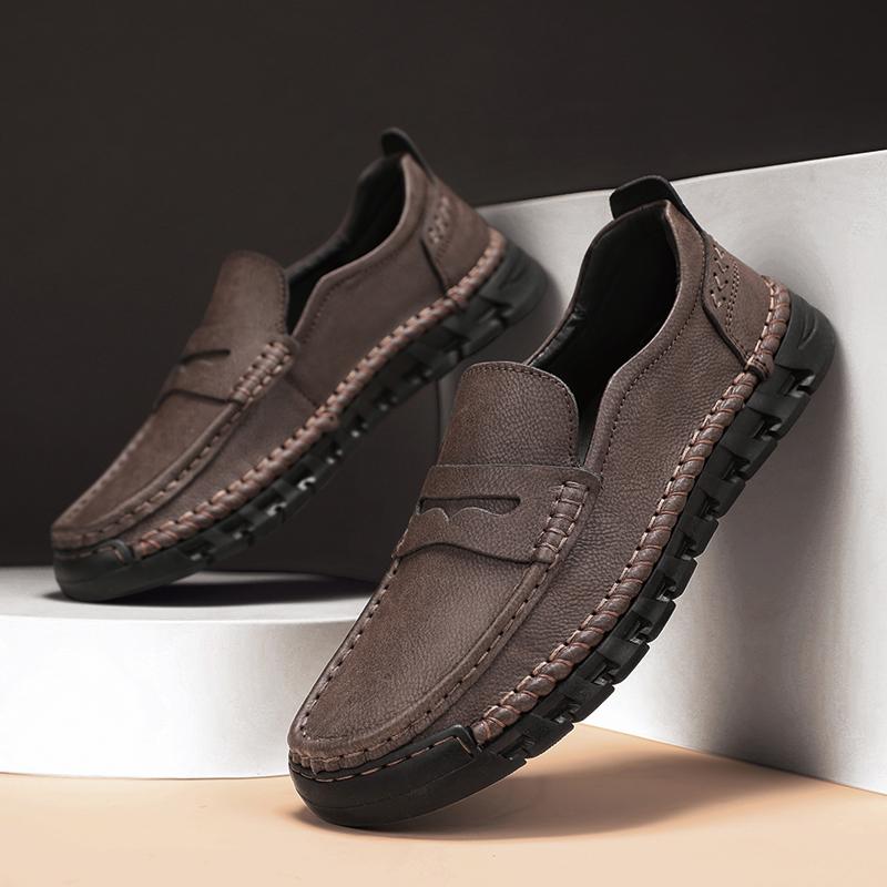 Leather Shoes Casual Business Shoes for Men Dress Sneakers Tenis De Hombre Moccasins Mokasin Tenis Caballero Designer