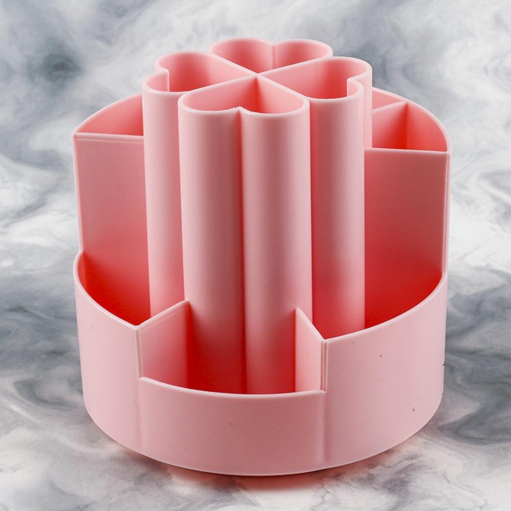 Plastic Pen Container 7/10 Grids Stationery Storage Box Cartoon Pen Holder  School Office