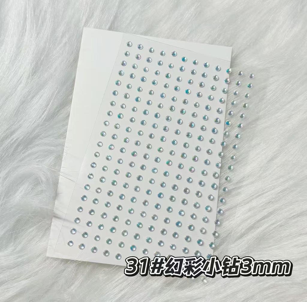 Children's Cartoon Crystal Gem Rhinestone Stickers - Decorative Diamond Decals for Toys & Stage Performance
