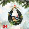 Christmas Acrylic Pendant Animals Decor 12Styles 1pcs Hanging Koala Hedgehog Platypus Bird Xmas Christmas Tree Pendant for Car Backpack Home