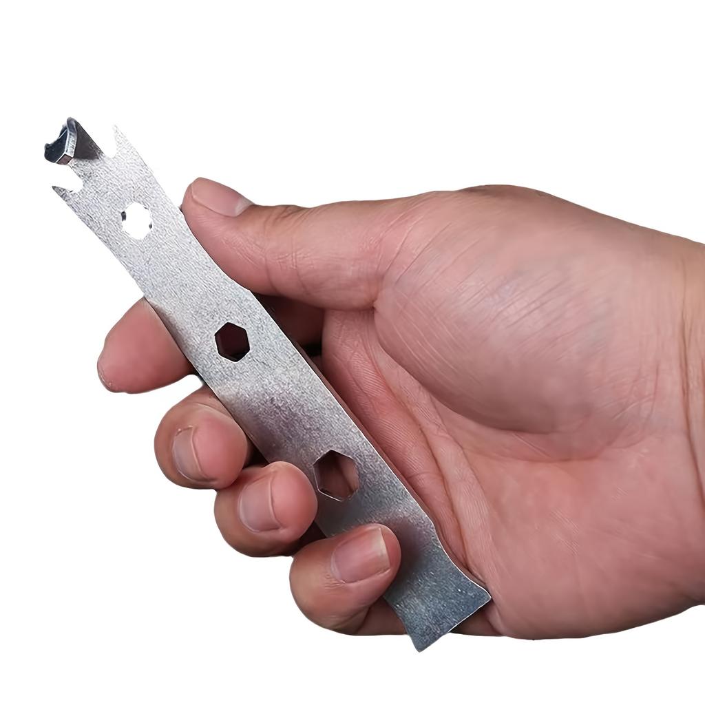 1 Stück Multifunktions-Zaun-Drahtzwirbler, geeignet für T-Pfosten-Clips und Stacheldrahtwerkzeuge, Drahtbefestigungsvorrichtung, Drahtbinde-Hardwarewerkzeug