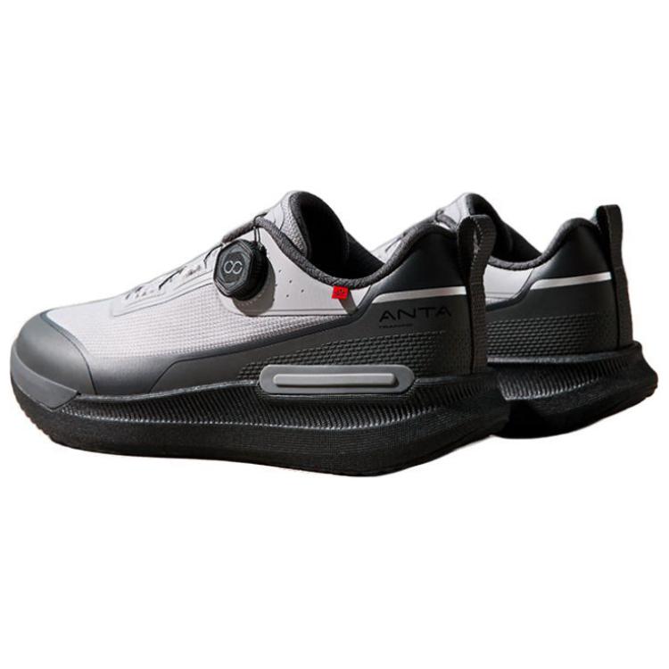 Anta Wanli Comfortable Versatile Shock Absorbing Non-Slip Lightweight Low-Top Training Shoes Men Sneaker Gray Black 112517771-1