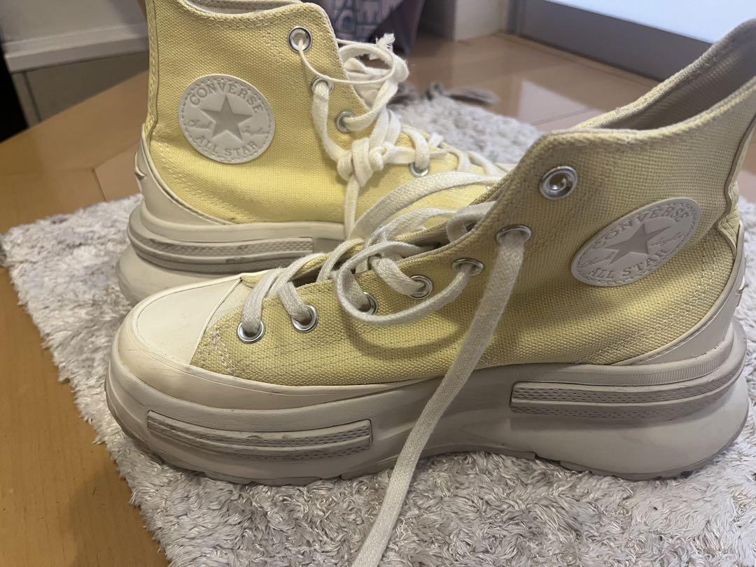 

[USED] Korean Converse Yellow High-Top Sneakers