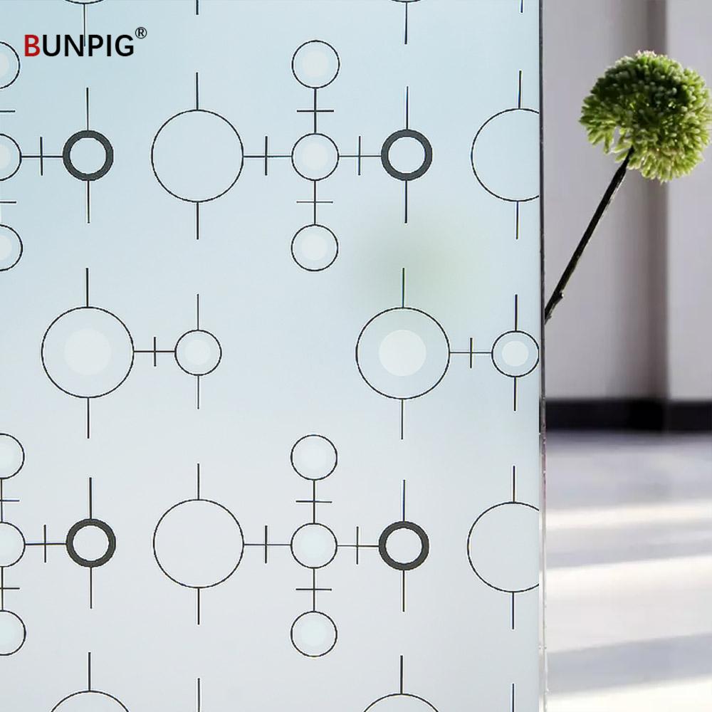 Película para Janela Privacidade, Película Vitral, Adesivos de Vidro Opacos Foscos, Vinil Bloqueador de Sol para Porta, Casa, Escritório