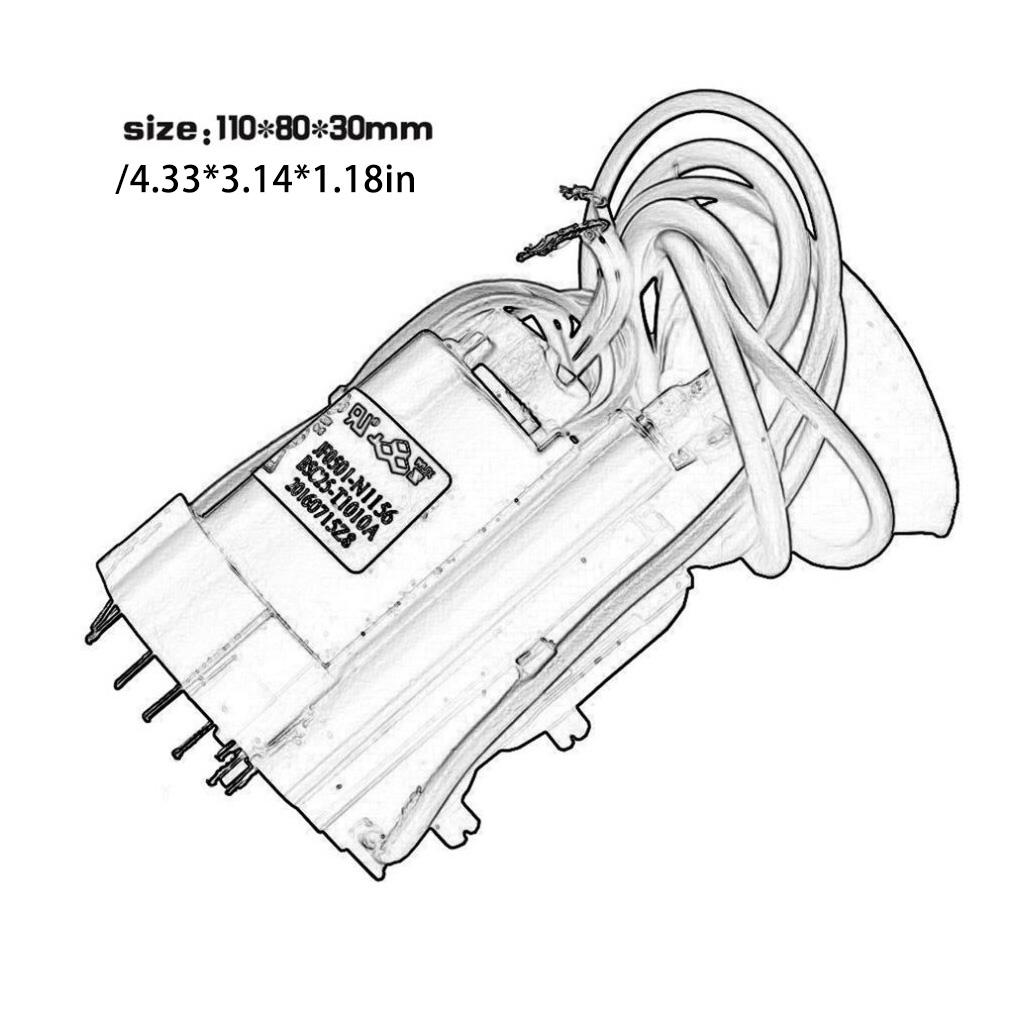 250W DC 12-30V ZVS Flyback Driver Module Heater DIY Cooker Ignition Coil Power Supply Board Tool Kit with Fans Board
