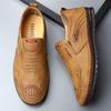 Leather Shoes Men's Spring New Casual Shoes Men's Soft Breathable Foot Cover Men's Shoes Men's