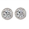 Trendige 925er Sterling Silber Nadelohrringe für Herren Schmuck Charmante Kristall Schwarze Ohrringe Männliche Piercing Accessoires