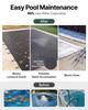 Pool Safety Cover, 13x23 ft In-ground Pool Cover, Charcoal PVC Pool Covers, Rectangular Safety Pool Cover Winter Pool Cover Solid Safety Pool Cover