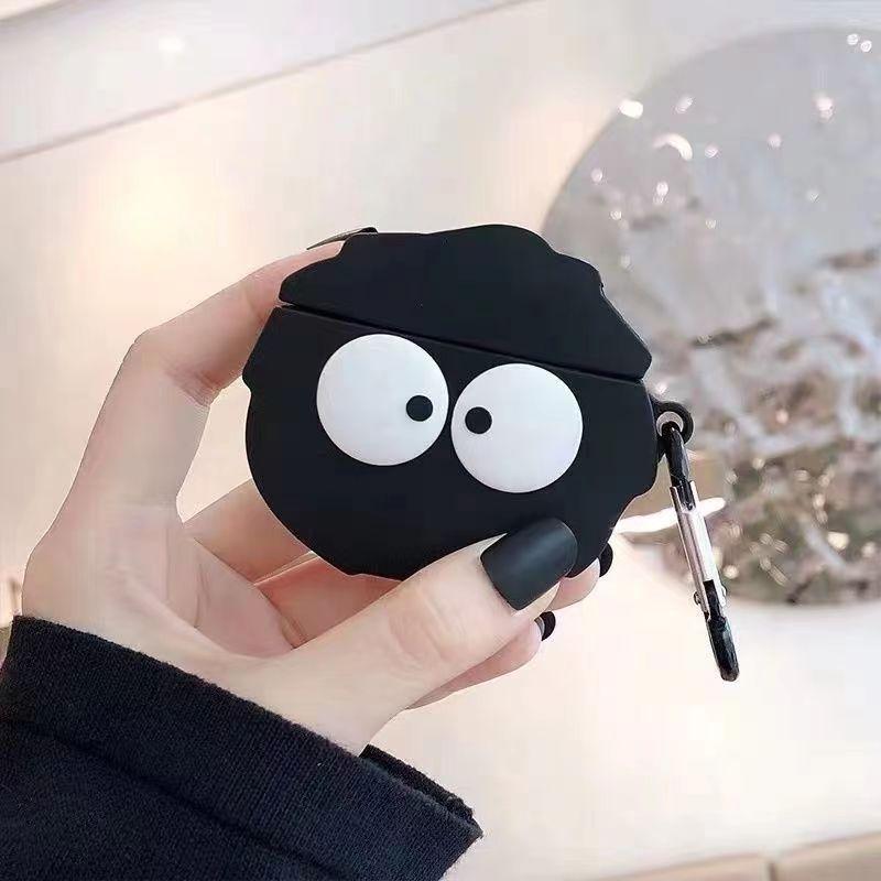 

3 19.9 Юаней Опциональный Минималистичный Кирпичик Чехол для AirPods Apple 1/2 Поколения Bluetooth Наушников Милый Pro3 Силиконовый Защитный Чехол Мультяшная Пара Apple Airpods Pro Black briquettes