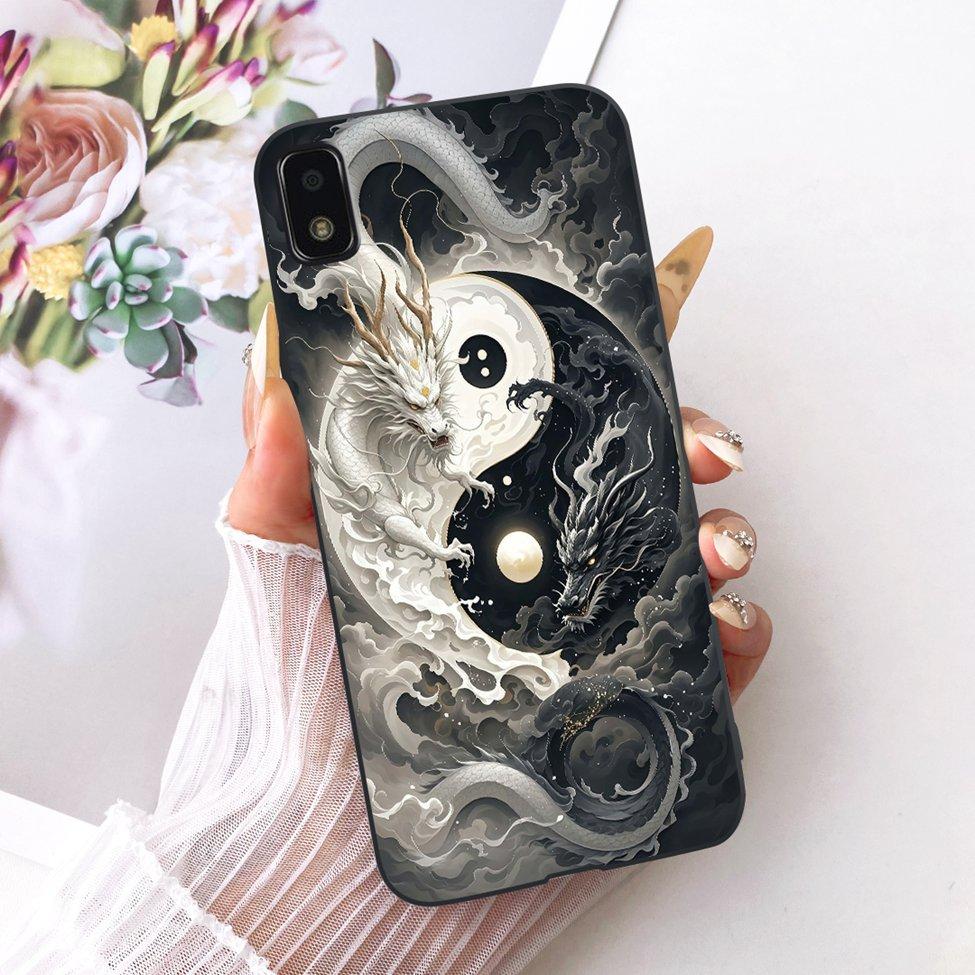 Phone Case For ZTE Blade L210 Cover 2020 Silicone Cute Cat Fashion Funny Painted Casing For ZTE Blade L210 2020