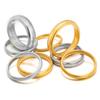 1pc 18k Gold Plated Stainless Steel Bracelet Vintage Elastic Polishing Bangle for Women Girl Fashion Aesthetic Jewelry Wholesale