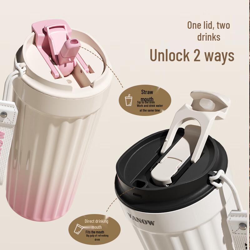 Vanow Insulated Ceramic Lined Travel Mug