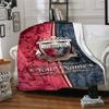 Liverpool Customize Text Blanket Gift Customizable Blanket Comfortable Perfect for Nap Chair Home Decor Picnics All-Season Use
