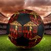 1PC  C R Greatness Size 5 Soccer Ball PrahaIndoor Soccer Ball Colorful All Ages Machine Stitched PVC Competition Ready Durable High-Bounce