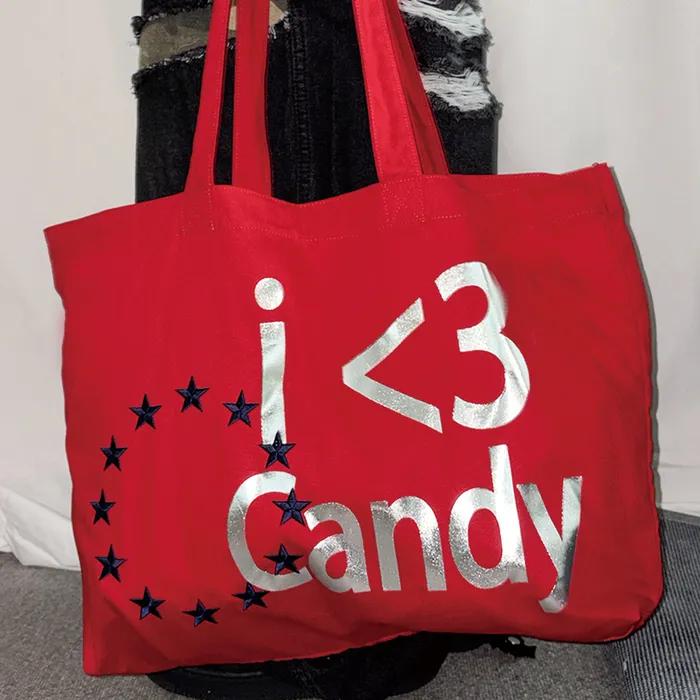 I Love Candy Eco Bag Red