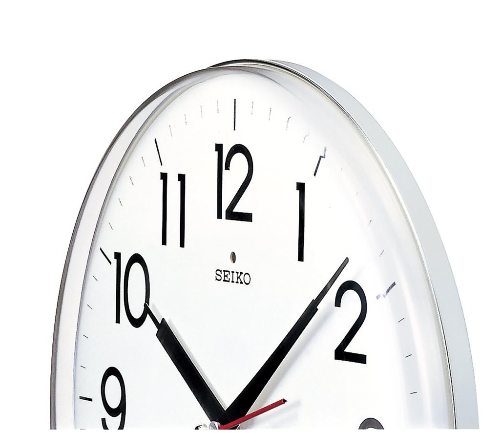 Seiko Clock Wall Clock Radio Analog White KX301H