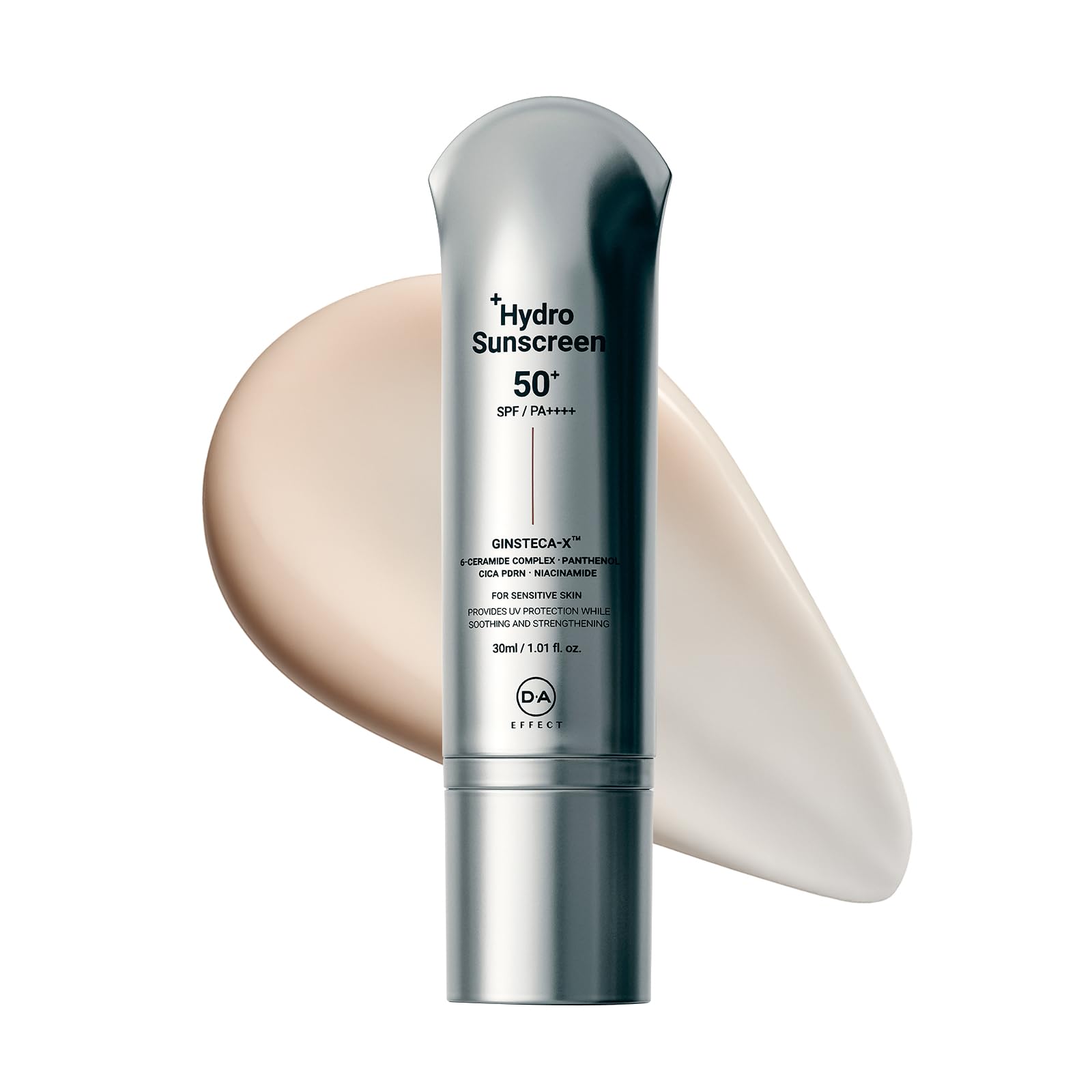 DA EFFECT Moisturizing Sunscreen Hydro Sunscreen SPF Hyaluronic Acid and Niacinamide Moisturizing Shield Skincare UV Makeup Base 30ml 6-Ceramide 50+