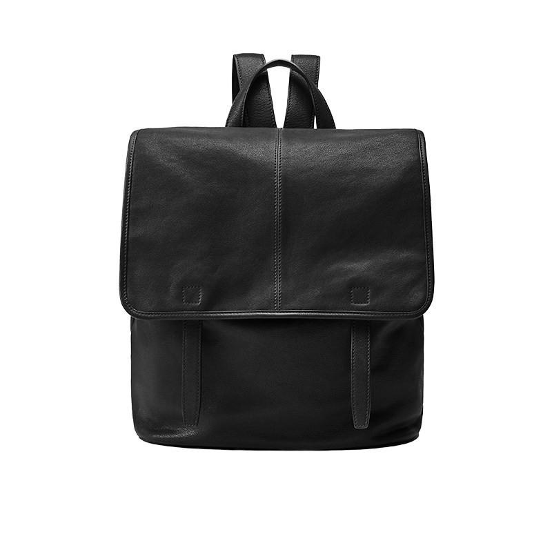 Genuine Leather Backpack Men Women -