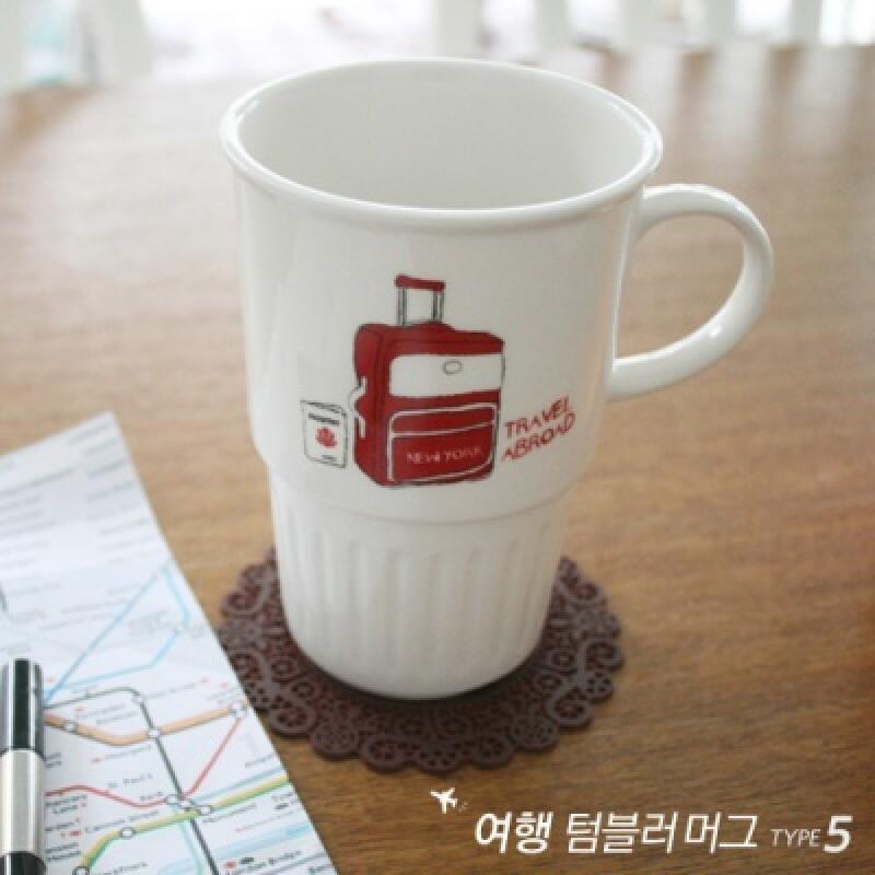 Choose one of five Ontable travel tumbler mugs That bike