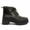 Great HERMES boots BOTTILLONS U-tip lace-up black leather mens 40 Used