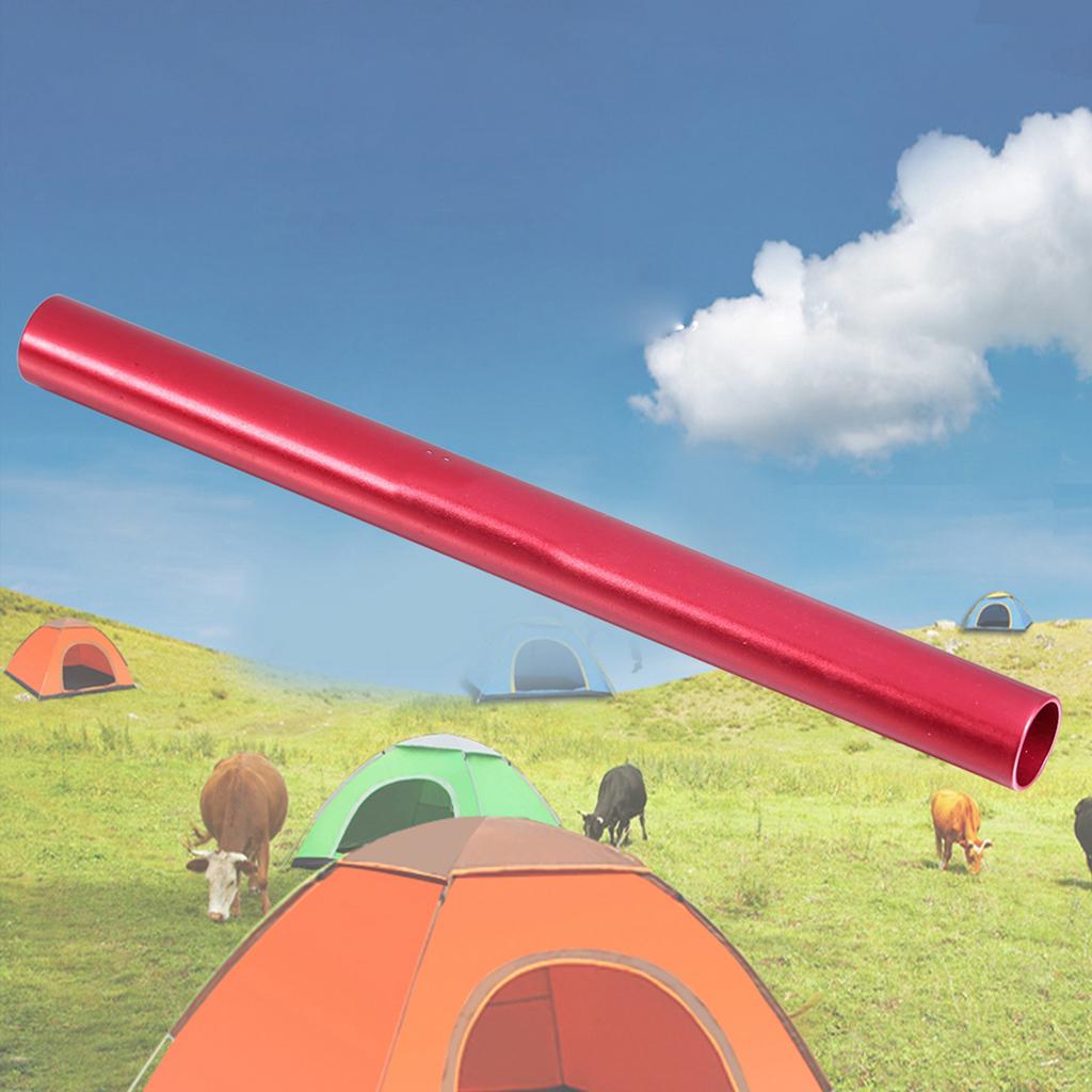 4ks Hliníková slitina Stanová tyč Opravná trubka Nástroj Kempingové příslušenství Pro průměr 7.9 8.5mm