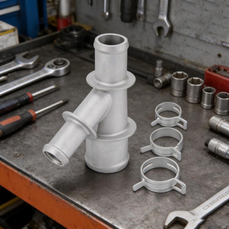 Universal Aluminum Cooling System Hose Fitting 47157 Coolant Hose Junction for Multiple Models Car SUV