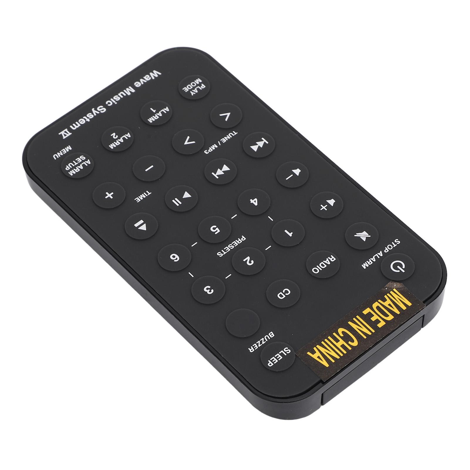 

Replacement Remote Control Comfortable Grip High Durability Remote Control for Wave Music System IV