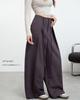 MTUIOY Cargo Casual and Stylish for Loose with Perfect for Plus Sizes Women's Wide-Leg Pants, Fall/Winter, Fit, Flattering, Pockets, Commuting, -
