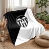 Valencia FC Soft Flannel Fleece Blanket Lightweight Cozy Warm Throw Blanket For Sofa Bed Home Decor
