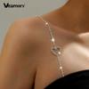 Adjustable Rhinestone Thin Bra Strap Butterfly Heart Crown Pendant Replacement Shoulder Strap Women Wedding Party Dress Accessory