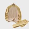 Children's Thermal Antibacterial Set: Autumn/Winter Thickened and Breathable Boy & Girl Top and Bottom with German Velvet